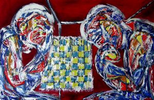 Checker Board Players