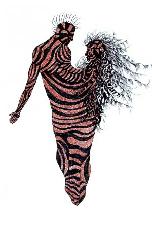 Copper Zebra Couple