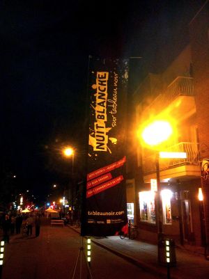Nuit Blanche Sur Tableau Noir Montreal 2012