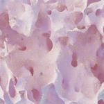 Stem cells growing on an artificial scaffolding replicating the structure of bone marrow.